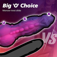 9in Soft Monster Silicone Big Spiked Odd Dildo Prostate Massager For Women