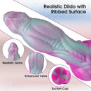 9in Soft Monster Silicone Big Spiked Odd Dildo Prostate Massager For Women