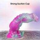 9in Soft Monster Silicone Big Spiked Odd Dildo Prostate Massager For Women