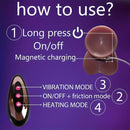 9in Soft Vibrating Thrusting Heating Big Lifelike Feeling Electric Dildo
