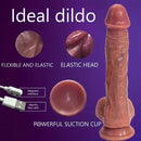 9in Soft Vibrating Thrusting Heating Big Lifelike Feeling Electric Dildo