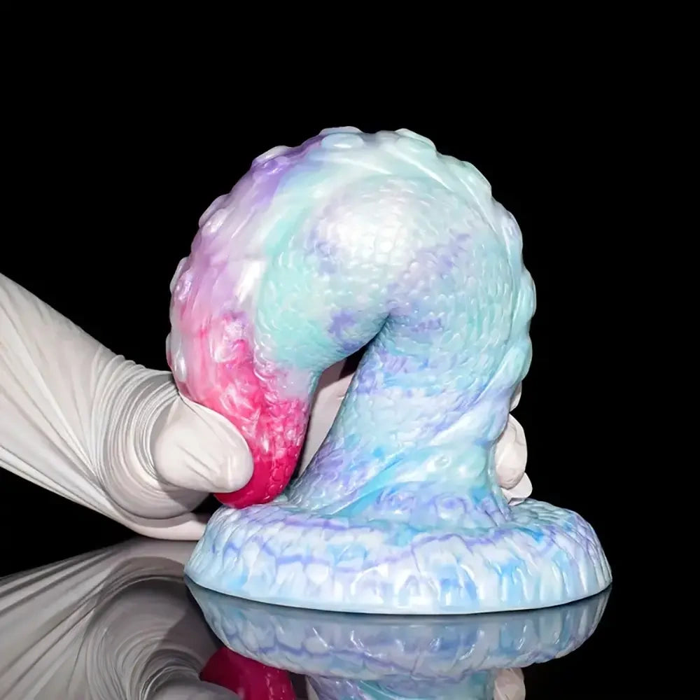 9in Thick Dragon Octopus Tentacle Big Silicone Dildo For G-spot Orgasm