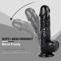 9in Thick Realistic Dildo Wide Dong Giant Big Sex Toy for Enjoyment