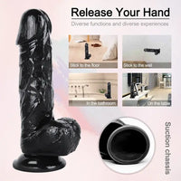 9in Thick Realistic Dildo Wide Dong Giant Big Sex Toy for Enjoyment