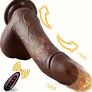 9in Thrusting Vibrating Heating Realistic Big Rotation Automatic Dildo