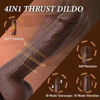 9in Thrusting Vibrating Heating Realistic Big Rotation Automatic Dildo