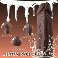 9in Thrusting Vibrating Heating Realistic Big Rotation Automatic Dildo