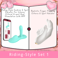 Riding-Style Cushion G Spot Vibrator For Intense Clitoral G-spot Anal Stimulation with APP