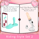 Riding-Style Cushion G Spot Vibrator For Intense Clitoral G-spot Anal Stimulation with APP
