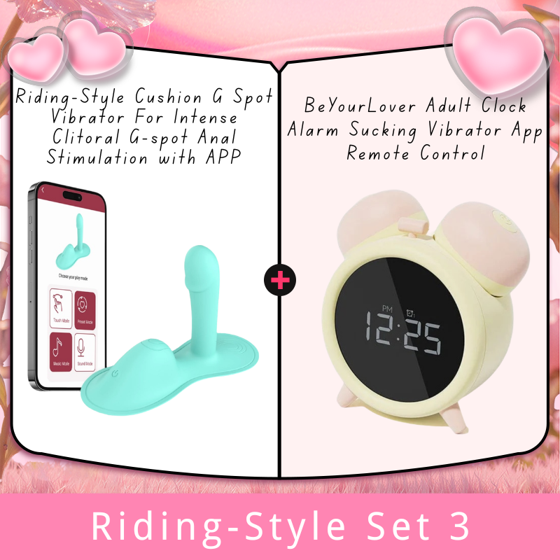 Riding-Style Cushion G Spot Vibrator For Intense Clitoral G-spot Anal Stimulation with APP