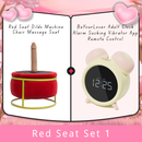 Red Seat Dildo Machine Chair Massage Seat