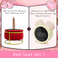 Red Seat Dildo Machine Chair Massage Seat