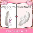 Discreet Infinity Pillow Polar Bear Remote Control Sex Machine