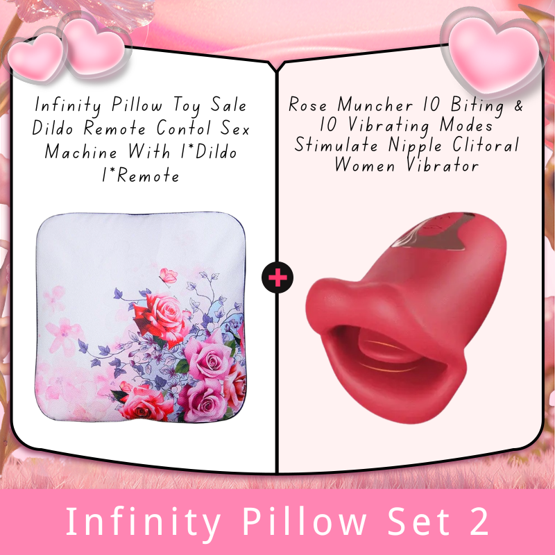 Infinity Pillow Toy Sale Dildo Remote Contol Sex Machine With 1*Dildo 1*Remote