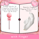 Lollipop Vibrator 10-Frequency Strong Shock Double-Headed Available Point Tide AV Stick