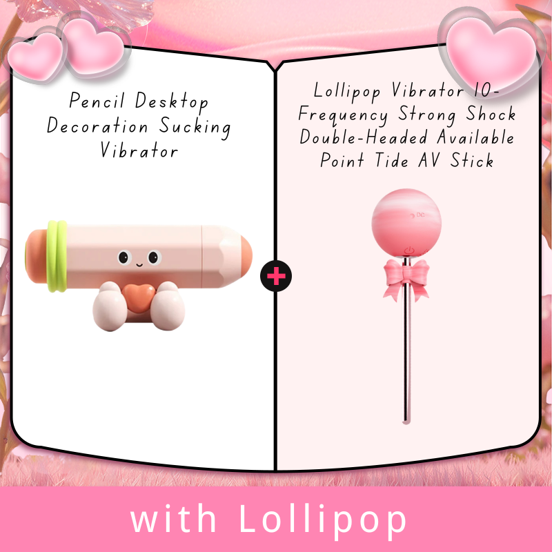 Pencil Desktop Decoration Sucking Vibrator