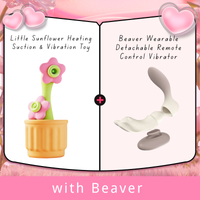 Little Sunflower Heating Suction & Vibration Toy