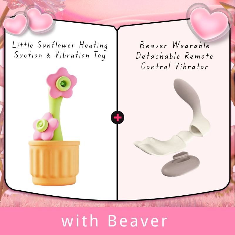 Little Sunflower Heating Suction & Vibration Toy