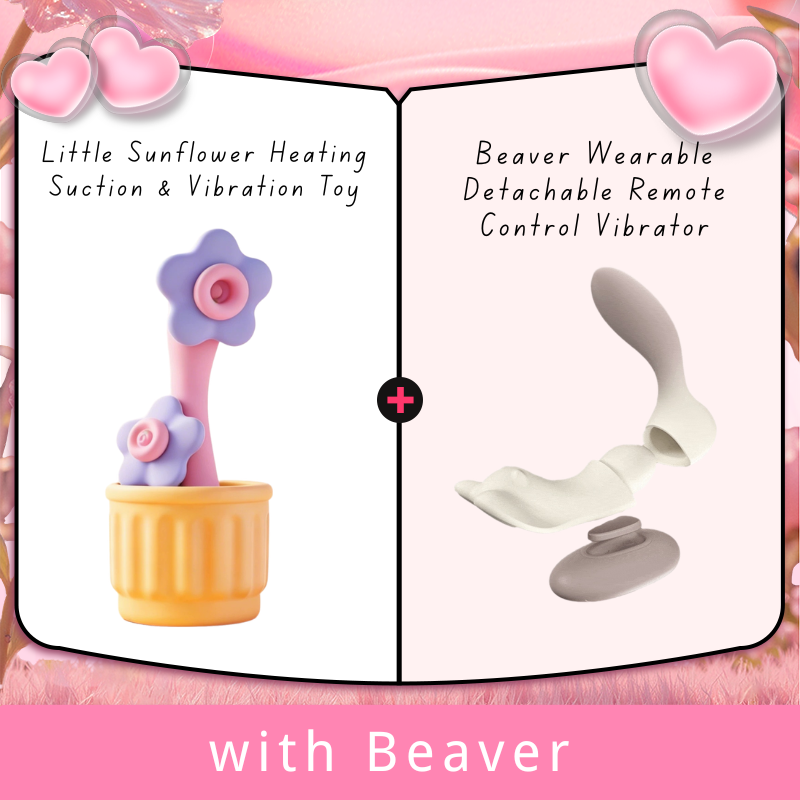 Little Sunflower Heating Suction & Vibration Toy