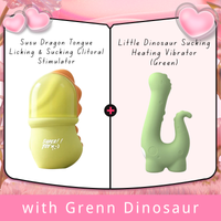 Susu Dragon Tongue Licking & Sucking Clitoral Stimulator
