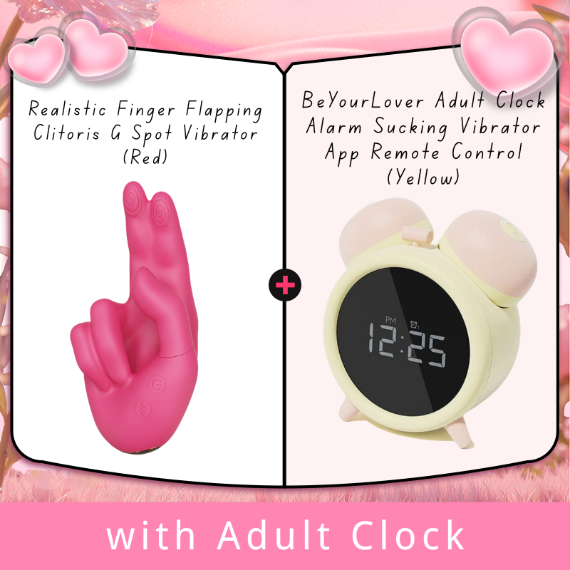 Realistic Finger Flapping Clitoris G Spot Vibrator