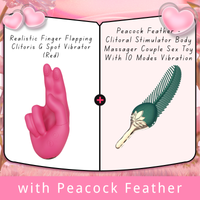 Realistic Finger Flapping Clitoris G Spot Vibrator