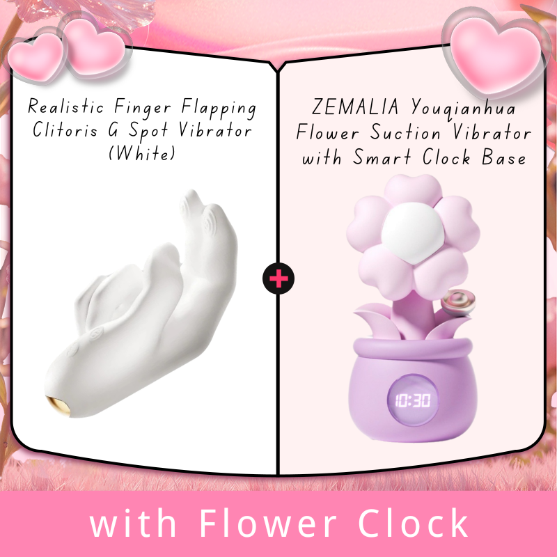 Realistic Finger Flapping Clitoris G Spot Vibrator