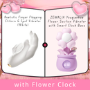 ZEMALIA Youqianhua Flower Suction Vibrator with Smart Clock Base