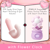 FFX Candy Stick Sugar Heart Thrusting G-spot Vibrator