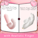 FFX Candy Stick Sugar Heart Thrusting G-spot Vibrator