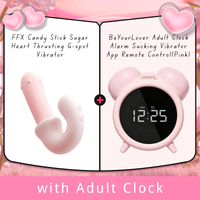 FFX Candy Stick Sugar Heart Thrusting G-spot Vibrator