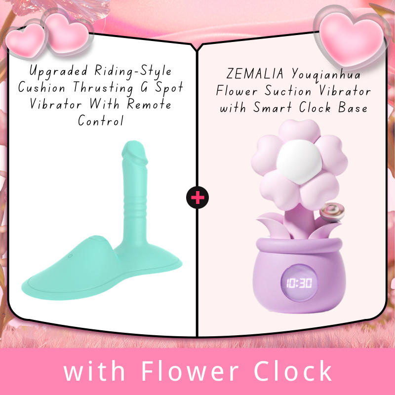 Upgraded Riding-Style Cushion Thrusting G Spot Vibrator With Remote Control