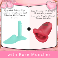 Upgraded Riding-Style Cushion Thrusting G Spot Vibrator With Remote Control