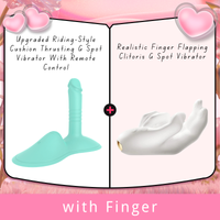 Upgraded Riding-Style Cushion Thrusting G Spot Vibrator With Remote Control