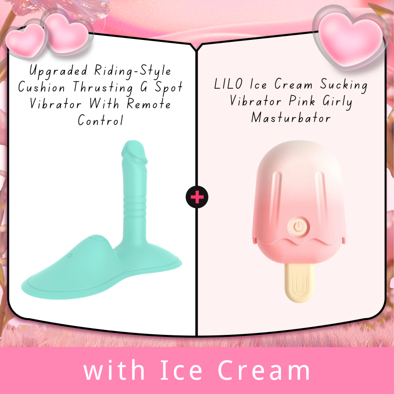 Upgraded Riding-Style Cushion Thrusting G Spot Vibrator With Remote Control