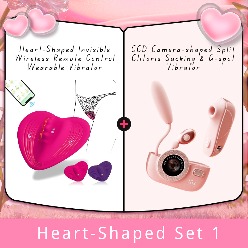 Heart-Shaped Invisible Wireless Remote Control Wearable Vibrator