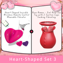Heart-Shaped Invisible Wireless Remote Control Wearable Vibrator