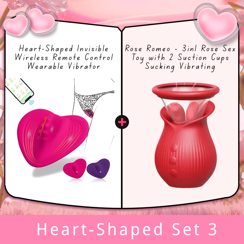 Heart-Shaped Invisible Wireless Remote Control Wearable Vibrator