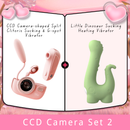 CCD Camera-shaped Split Clitoris Sucking & G-spot Vibrator