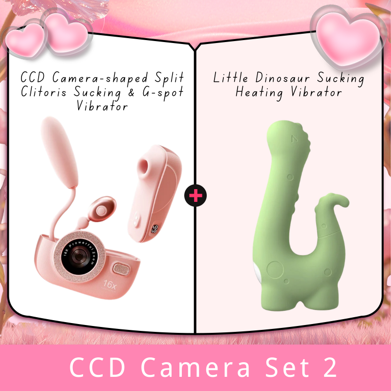 CCD Camera-shaped Split Clitoris Sucking & G-spot Vibrator