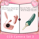 CCD Camera-shaped Split Clitoris Sucking & G-spot Vibrator