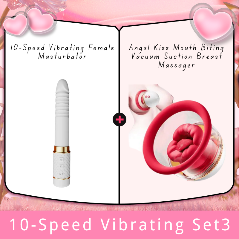 10-Speed Vibrating Female Masturbator