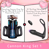 Thrusting Cannon King Sex Toy for Men with Liner Powered by Leten