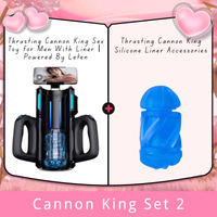Thrusting Cannon King Sex Toy for Men with Liner Powered by Leten
