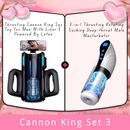 Thrusting Cannon King Sex Toy for Men with Liner Powered by Leten