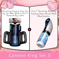 Thrusting Cannon King Sex Toy for Men with Liner Powered by Leten