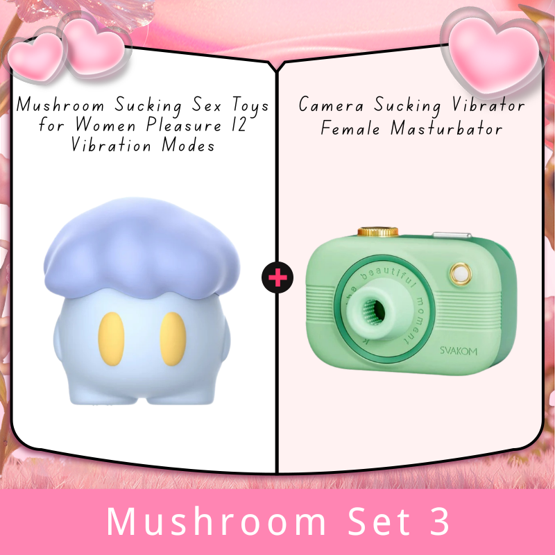 Mushroom Sucking Sex Toys for Women Pleasure 12 Vibration Modes
