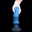 10.15in Double Layer Three Heads Silicone Knot Dildo For Women Men