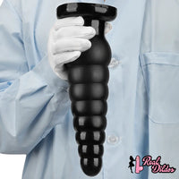 10.63in Realistic Big PVC Black Dildo Butt Plug For Anal Expansion