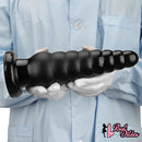10.63in Realistic Big PVC Black Dildo Butt Plug For Anal Expansion